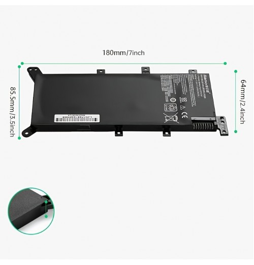 Laptop Battery 2-cell 4860mAh For ASUS W519L VM590L C21N1347