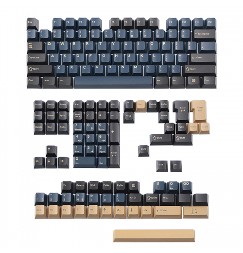 Blue Samurai Genuine Height Keycap Pbt Material Two-Tone Craft